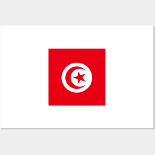 Tunisia flag Posters and Art